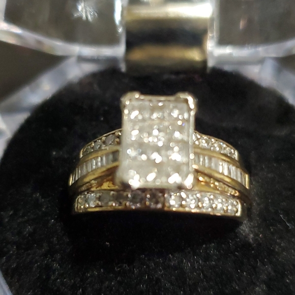 1carat diamond ring 14k, 7.2g - Picture 8 of 17